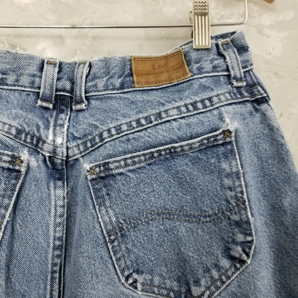 LEE 80's Vintage Loose Grunge Denim Blue Jeans - Picture 4 of 8
